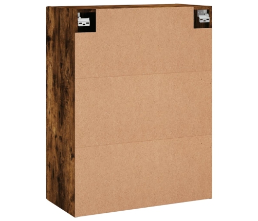 vidaXL sienas skapīši, 2 gab., ozolkoka krāsa, inženierijas koks