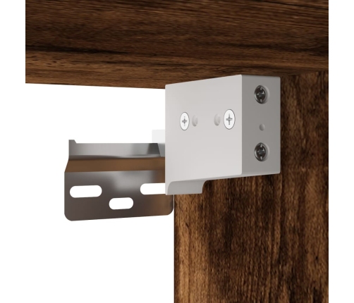 vidaXL sienas skapīši, 2 gab., ozolkoka krāsa, inženierijas koks