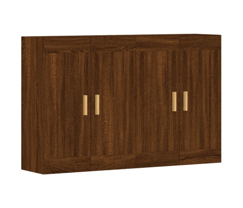 vidaXL sienas skapīši 2 gab., ozolkoka krāsa, inženierijas koks