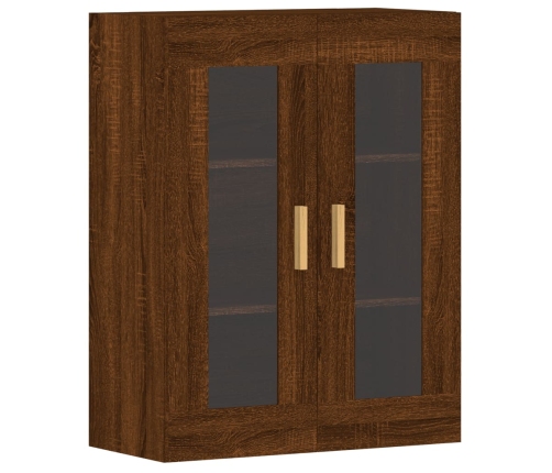 vidaXL sienas skapīši 2 gab., ozolkoka krāsa, inženierijas koks