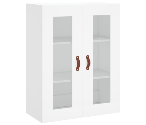 vidaXL sienas skapīši, 2 gab., balti, inženierijas koks