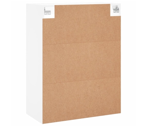 vidaXL sienas skapīši, 2 gab., balti, inženierijas koks