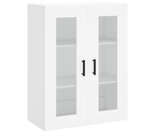 vidaXL sienas skapīši, 2 gab., balti, inženierijas koks