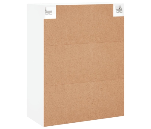 vidaXL sienas skapīši, 2 gab., balti, inženierijas koks