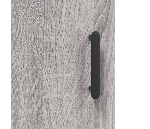 vidaXL sienas skapīši 2 gab., pelēka ozolkoka krāsa, inženierijas koks