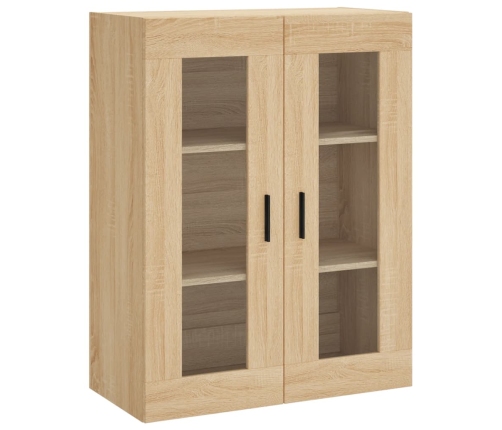 vidaXL sienas skapīši 2 gab., ozolkoka krāsa, inženierijas koks