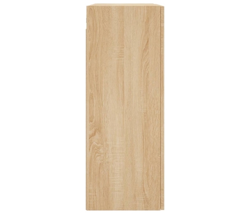 vidaXL sienas skapīši 2 gab., ozolkoka krāsa, inženierijas koks