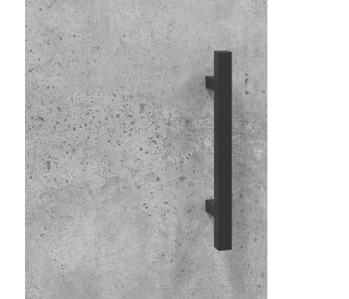 vidaXL sienas skapīši, 2 gab., betona pelēki, inženierijas koks