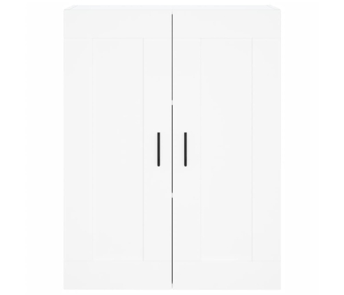 vidaXL sienas skapīši, 2 gab., balti, inženierijas koks