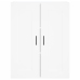 vidaXL sienas skapīši, 2 gab., balti, inženierijas koks