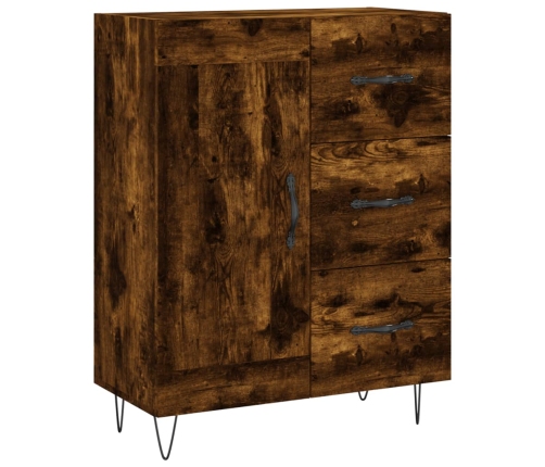 vidaXL augstais skapis, ozolkoka, 69,5x34x180 cm, inženierijas koks