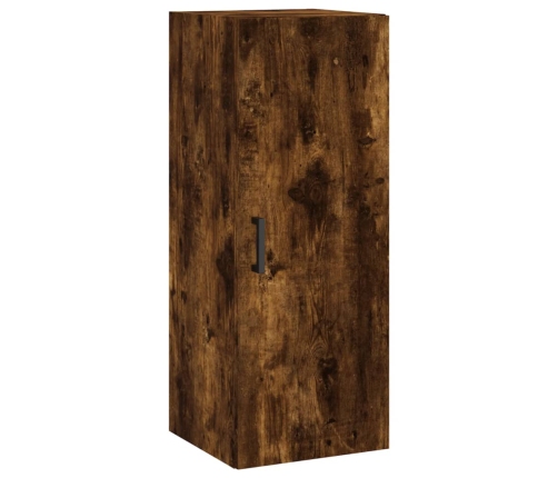 vidaXL augstais skapītis, ozolkoka, 34,5x34x180 cm, inženierijas koks