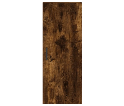 vidaXL augstais skapītis, ozolkoka, 34,5x34x180 cm, inženierijas koks