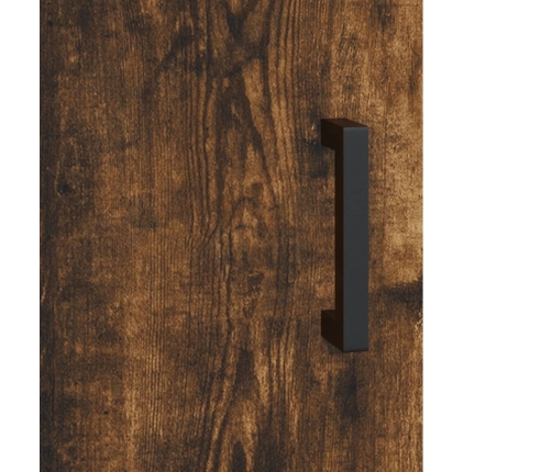 vidaXL augstais skapītis, ozolkoka, 34,5x34x180 cm, inženierijas koks