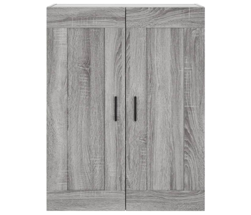 vidaXL augstais skapis, pelēks, 69,5x34x180 cm, inženierijas koks