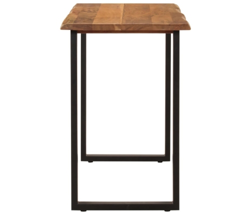 vidaXL virtuves galds, 110x50x76 cm, akācijas masīvkoks