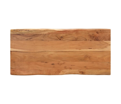 vidaXL virtuves galds, 110x50x76 cm, akācijas masīvkoks