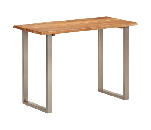 vidaXL virtuves galds, 110x50x76 cm, akācijas masīvkoks