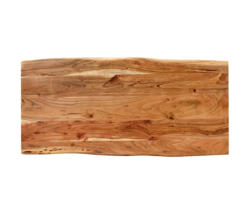 vidaXL virtuves galds, 110x50x76 cm, akācijas masīvkoks