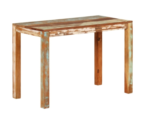 vidaXL virtuves galds, 110x55x76 cm, pārstrādāts masīvkoks