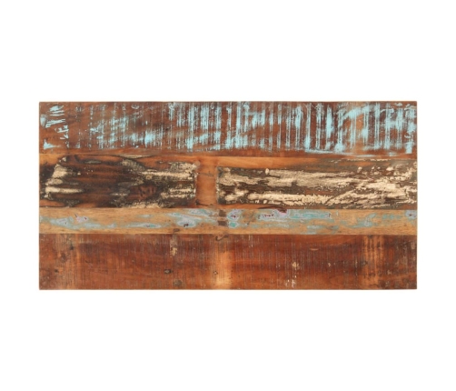 vidaXL virtuves galds, 110x55x76 cm, pārstrādāts masīvkoks