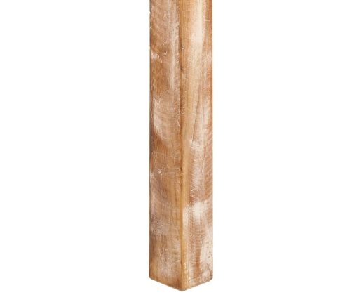 vidaXL virtuves galds, 110x55x76 cm, pārstrādāts masīvkoks