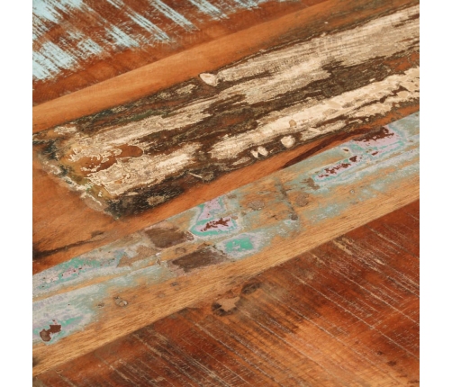 vidaXL virtuves galds, 110x55x76 cm, pārstrādāts masīvkoks