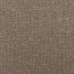 vidaXL atsperu gultas rāmis ar matraci, pelēkbrūns, 80x200 cm, audums