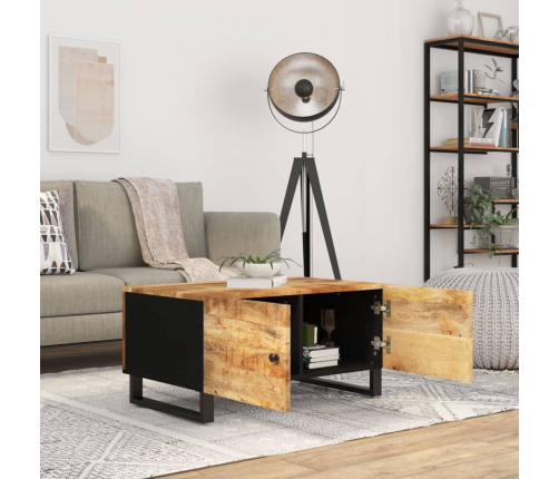 vidaXL kafijas galdiņš, 80x50x40 cm, mango koks, inženierijas koks