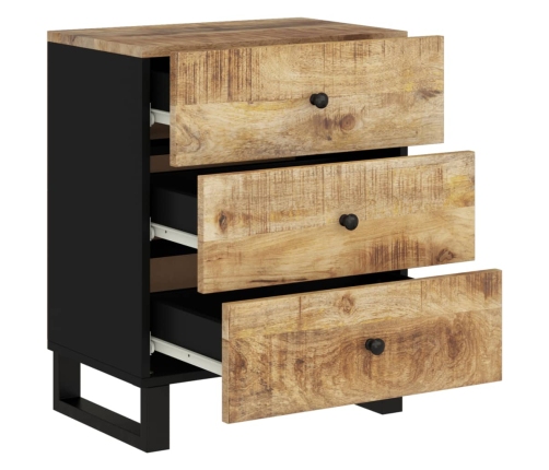 vidaXL naktsskapītis, 50x33x62 cm, mango masīvkoks, inženierijas koks