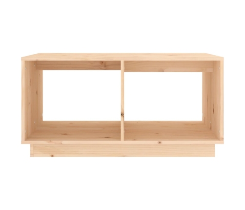 vidaXL kafijas galdiņš, 80x50x40 cm, priedes masīvkoks