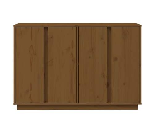 vidaXL kumode, medus brūna, 120x35x80 cm, priedes masīvkoks