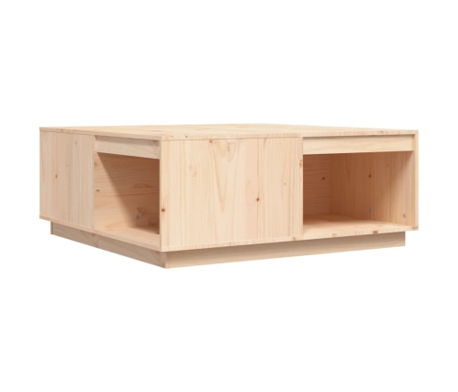 vidaXL kafijas galdiņš, 100x101x40,5 cm, priedes masīvkoks