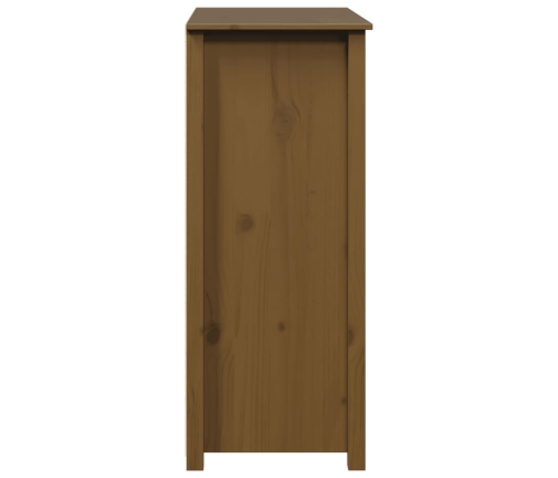 vidaXL augstais skapītis, brūns, 83x41,5x100 cm, priedes masīvkoks