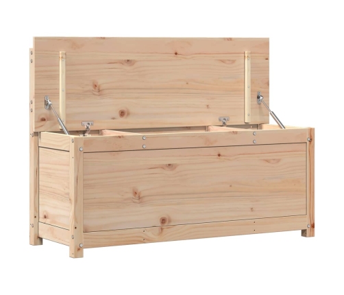 vidaXL sols, balts, 110x41x76,5 cm, priedes masīvkoks