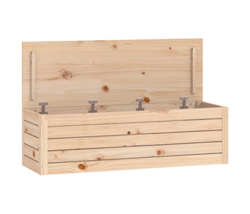 vidaXL uzglabāšanas kaste, 109x36,5x33 cm, priedes masīvkoks