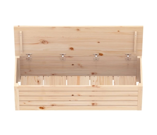 vidaXL uzglabāšanas kaste, 109x36,5x33 cm, priedes masīvkoks