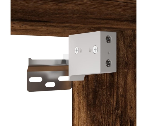 vidaXL sienas TV skapīši, 2 gab., kvēpināta ozolkoka, 40x34,5x40 cm