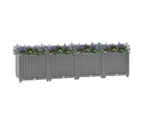 vidaXL puķu kaste, 160x40x38 cm, polipropilēns
