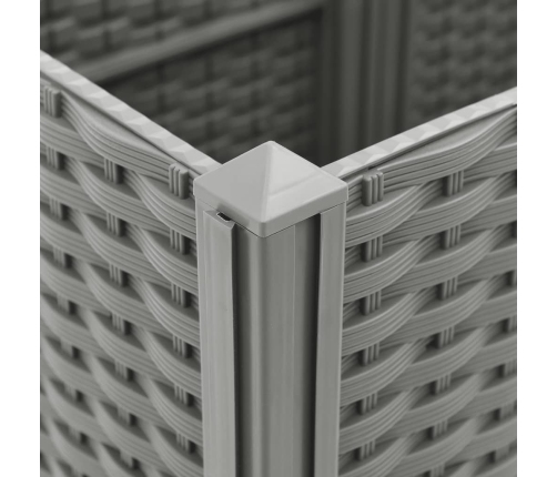 vidaXL puķu kaste, 160x40x38 cm, polipropilēns