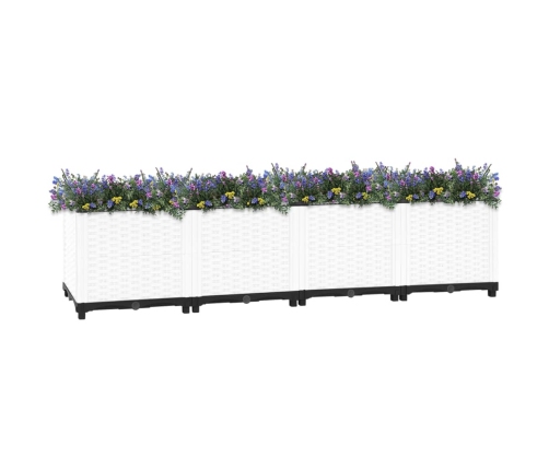 vidaXL puķu kaste, 160x40x38 cm, polipropilēns