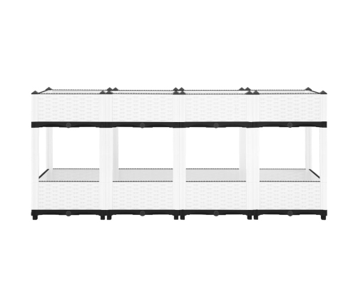 vidaXL puķu kaste, 160x40x71 cm, polipropilēns