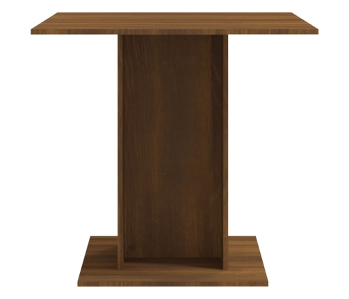 vidaXL virtuves galds, ozolkoka krāsa, 80x80x75 cm, inženierijas koks