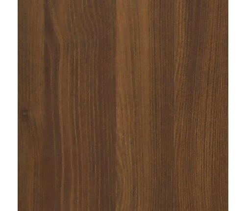 vidaXL virtuves galds, ozolkoka krāsa, 80x80x75 cm, inženierijas koks