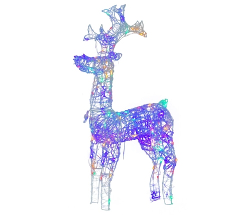 Ziemassvētku Ziemeļbriežu Dekorācijas, 2 Gab., 60X16X100 Cm Vidaxl