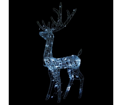 vidaXL Ziemassvētku ziemeļbriežu dekorācijas, 3 gab., akrils, 120 cm