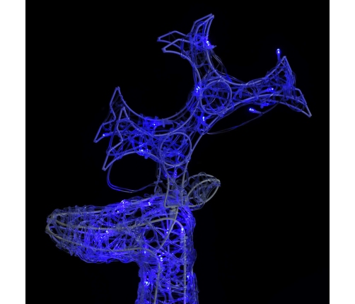 vidaXL Ziemassvētku ziemeļbriežu dekorācijas, 3 gab., 60x16x100 cm