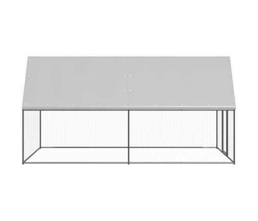 vidaXL vistu būris, 2x4x2 m, cinkots tērauds