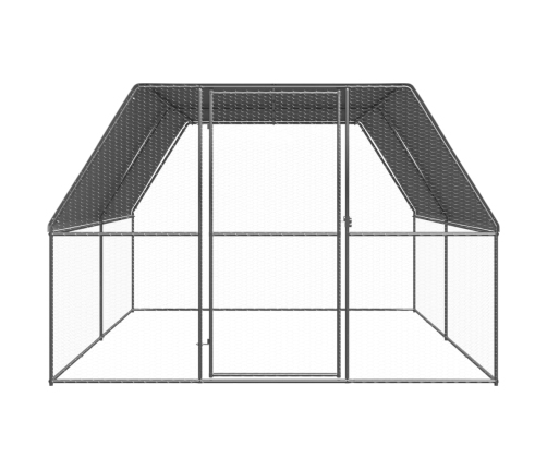 vidaXL vistu būris, 3x4x2 m, cinkots tērauds