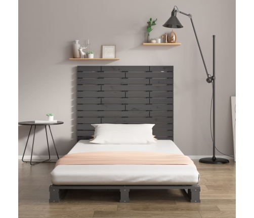 vidaXL sienas galvgalis, 81x3x91,5 cm, priedes masīvkoks